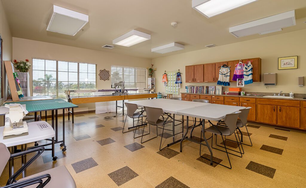 Art room at Paradise Village