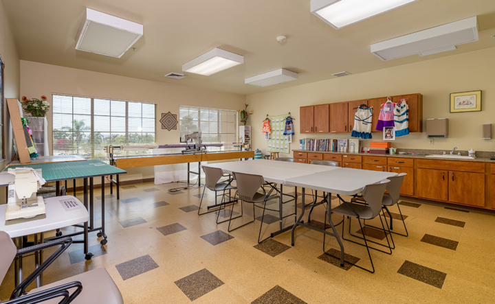 Art room at Paradise Village