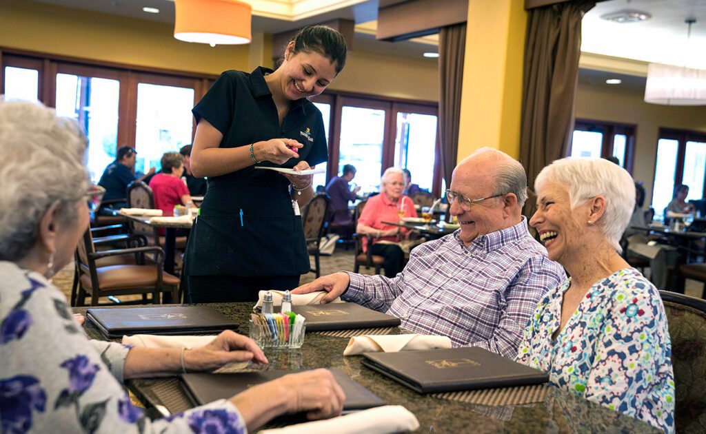 Dining at Paradise Village