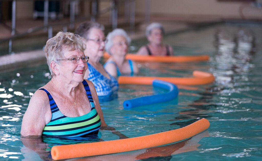 Swim class at Paradise Village