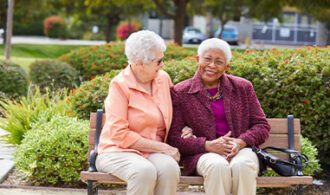 women-on-bench